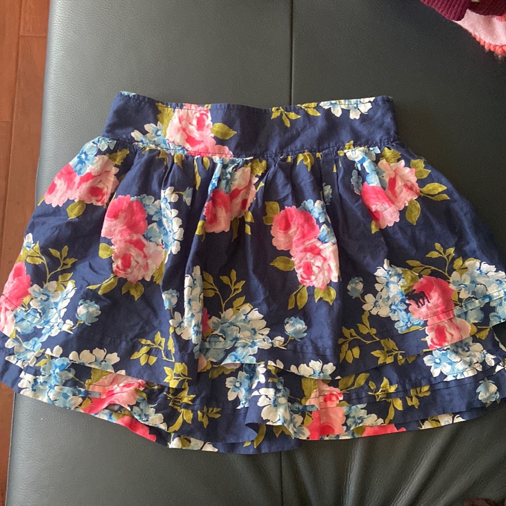 Abercrombie & Fitch Floral Mini Skirt